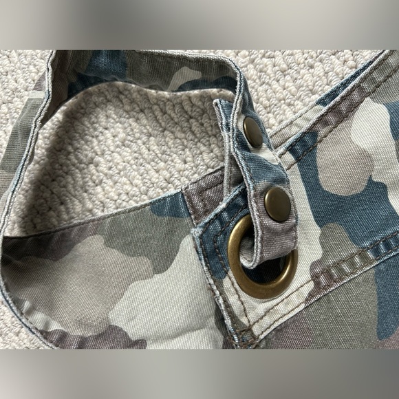 Anthropologie Camo Overalls with Rope Belt - Picture 4 of 5